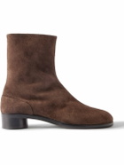Maison Margiela - Tabi Suede Boots - Brown