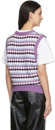 Noon Goons Purple Kingston Sweater Vest