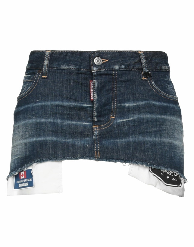 Photo: Dsquared2 Womens Denim skirt in Blue