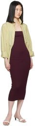 FLORE FLORE Purple Liv Midi Dress