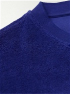 Incotex - Zanone Cotton-Terry T-Shirt - Blue