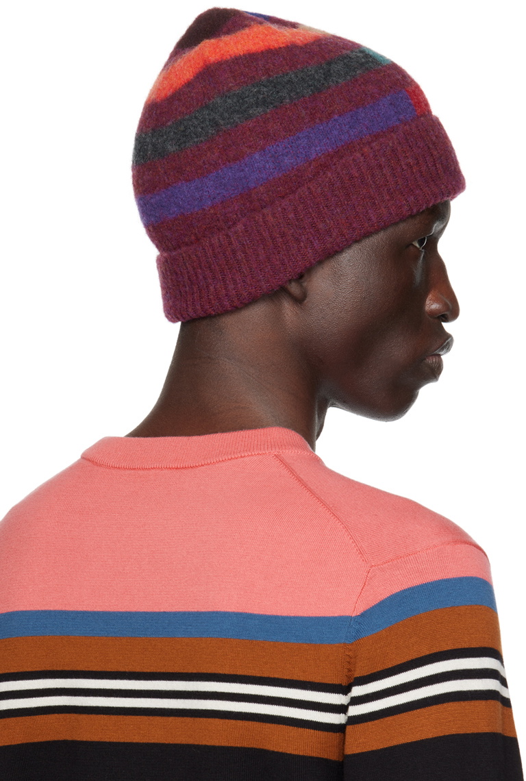 Paul Smith Burgundy Glassette Beanie