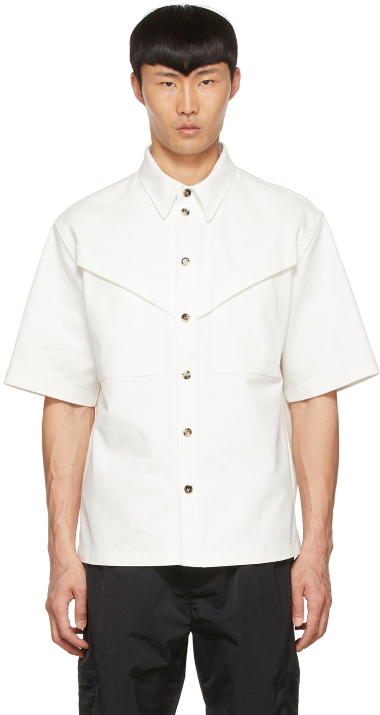 Bottega Veneta White Cotton Shirt Bottega Veneta