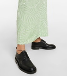 Jil Sander - Anklet leather Derby shoes