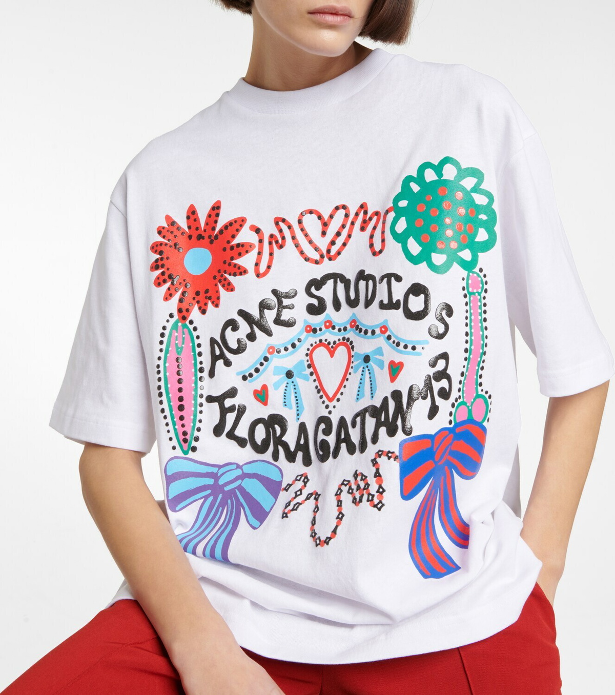 Acne Studios - Cotton printed T-shirt Acne Studios