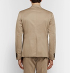 Berluti - Beige Slim-Fit Stretch-Cotton Gabardine Suit Jacket - Men - Sand