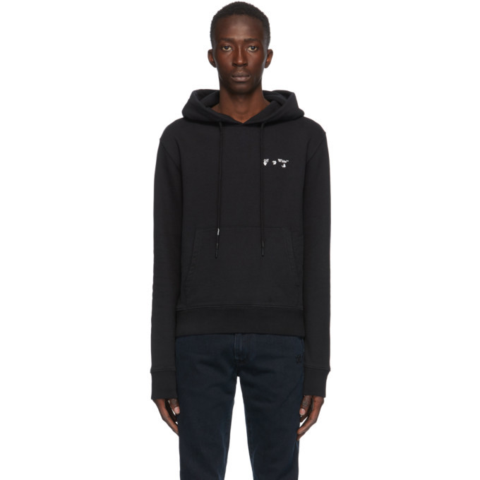 Off white cheap logo slim hoodie