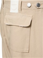 COPERNI - Cotton Canvas Wide Leg Cargo Pants