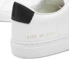 Woman by Common Projects Women's Retro Classic Trainers Sneakers in White/Black
