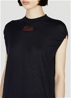 Raf Simons Logo Patch Sweater Vest female Black