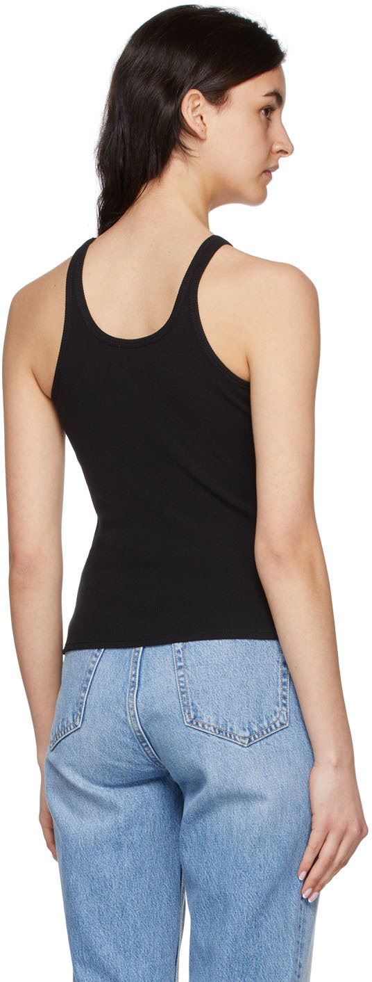ANINE BING Black April Tank Top