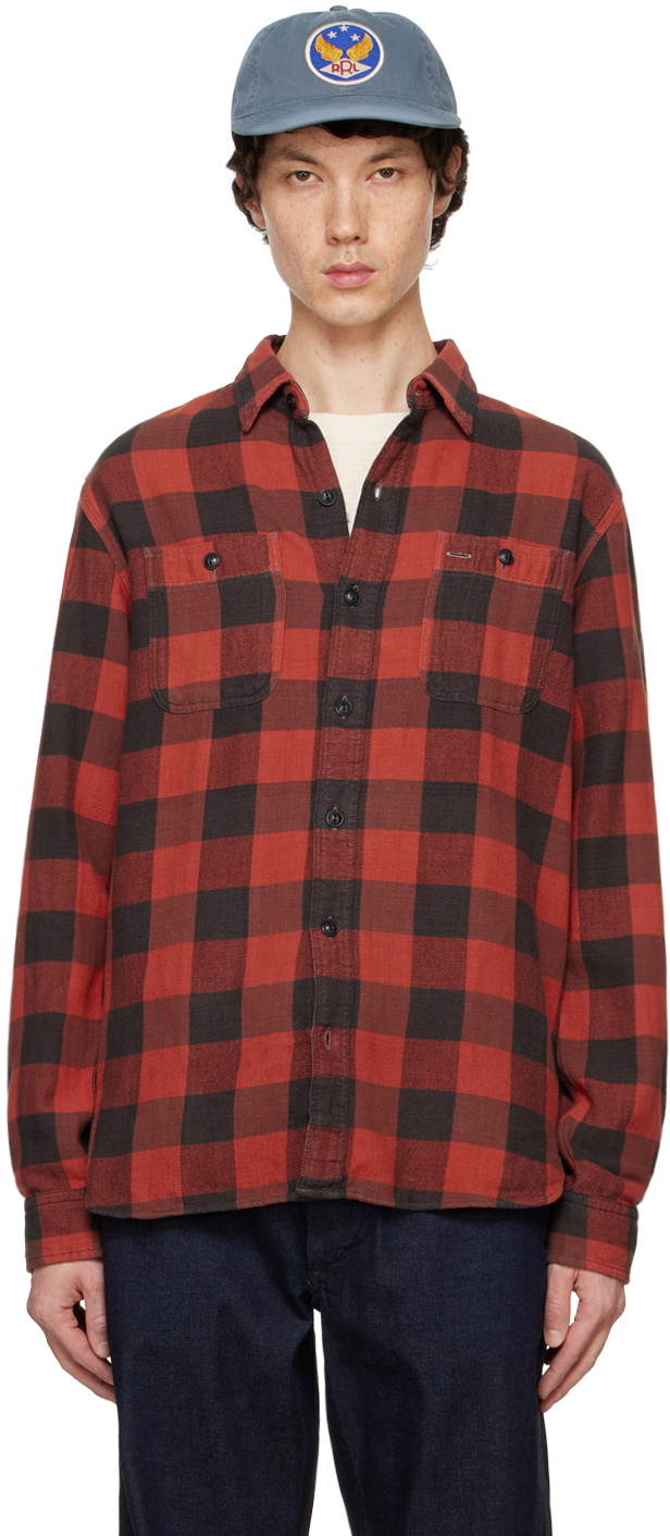 fitted lace wedding dress Vance Leather Men's Classic Red Long Sleeve Plaid Button Down Casual Flannel Shirt, Corduroy Cuffs main image 1