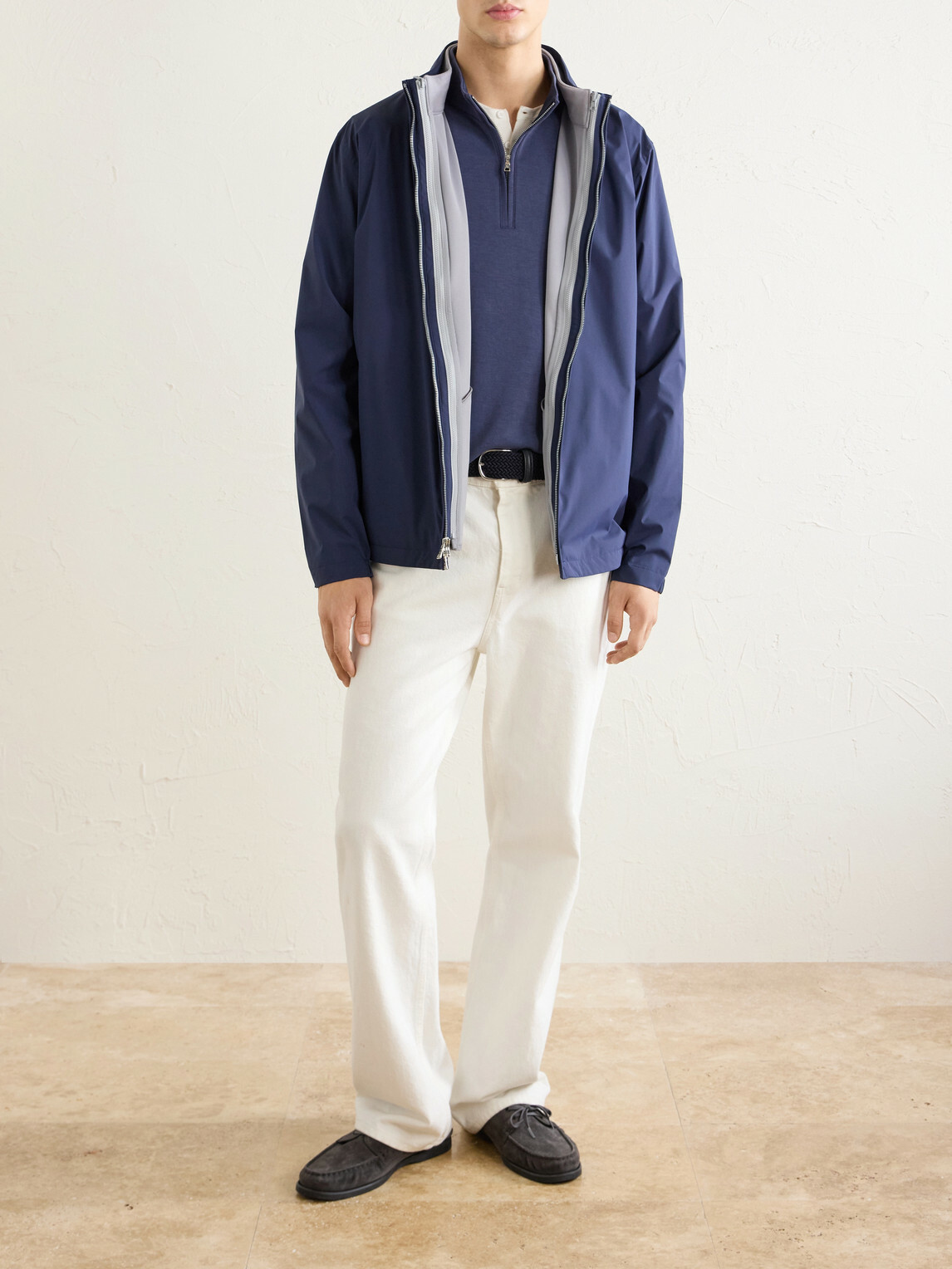 Peter Millar - Jersey Half-Zip Sweater - Blue