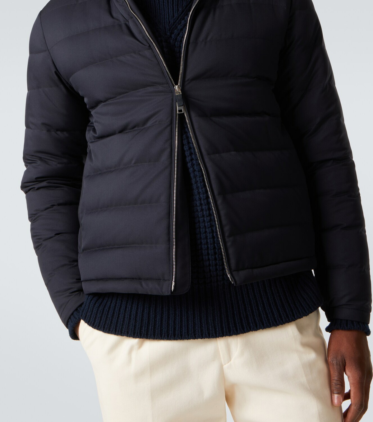 Zegna Technical twill down jacket