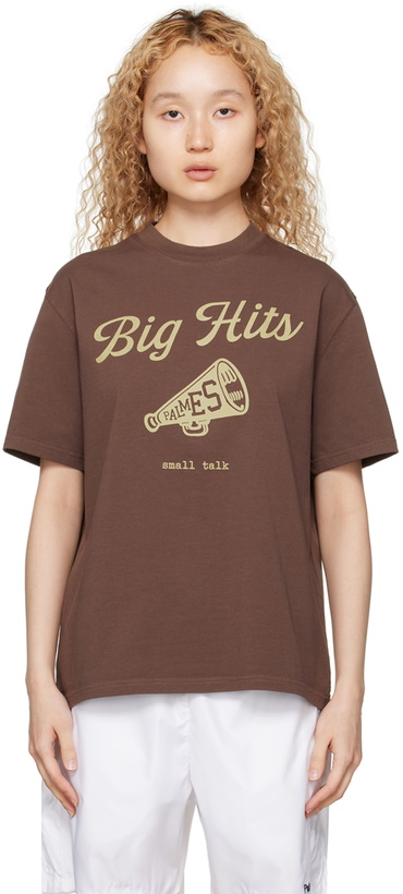 Photo: Palmes Brown 'Big Hits' T-Shirt