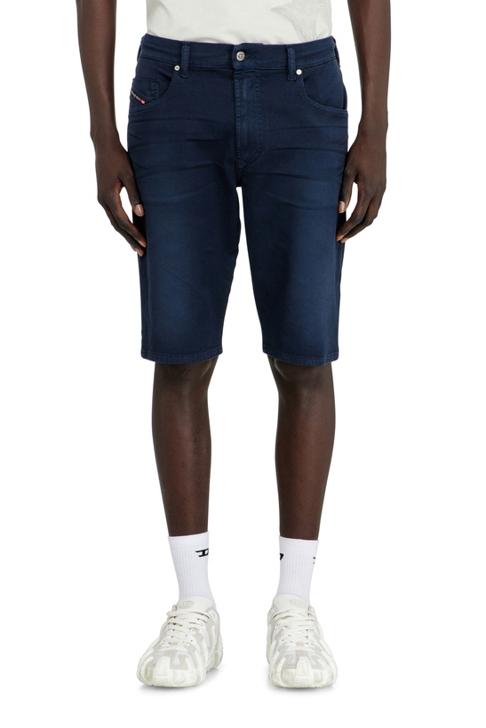 Photo: Diesel Slim shorts in coloured denim - Denim short pants Mens in Blue