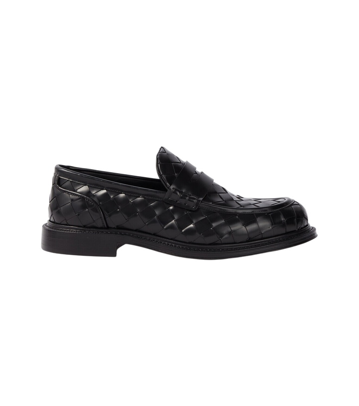 Mens Bottega Veneta Patent Leather Loafers in size 9/Euro 42 Bottega Veneta - Monsieur Embellished Patent-Leather Loafers  main image 3