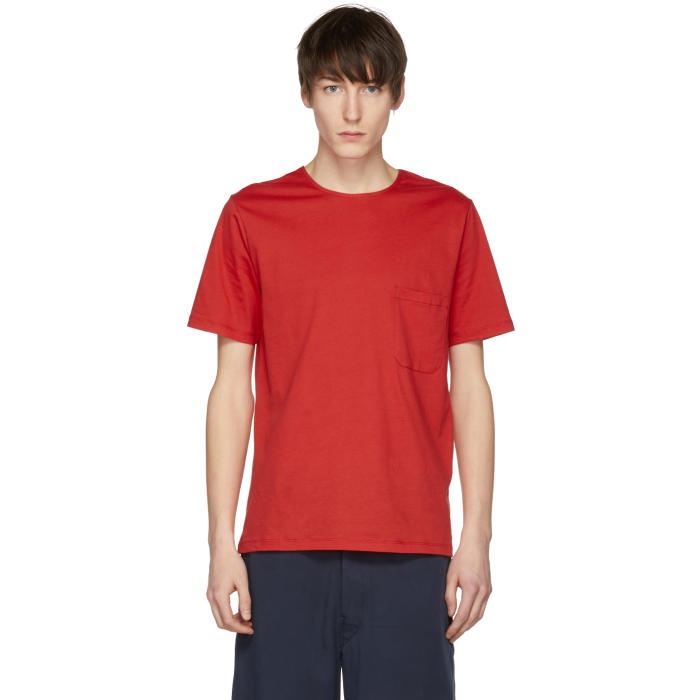 Photo: Lemaire Red Pocket T-Shirt