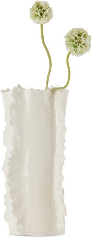 Photo: Nathalee Paolinelli SSENSE Exclusive Off-White Torn Tier Vase