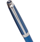 Caran d'Ache - Léman Grand Rhodium-Plated and Lacquered Ballpoint Pen - Blue