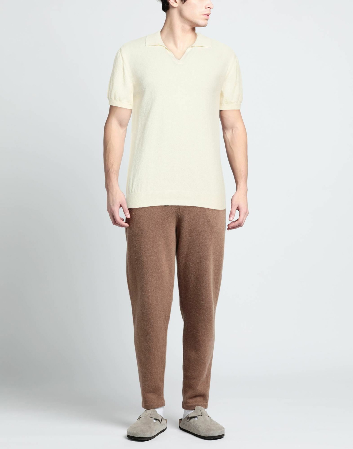 Drumohr Mens Polo shirt Cream