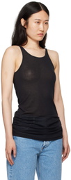 BITE Black Transparent Tank Top