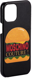 Moschino Black Hamburger iPhone 12 Pro Max Case