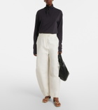 Lemaire Cotton jersey turtleneck top