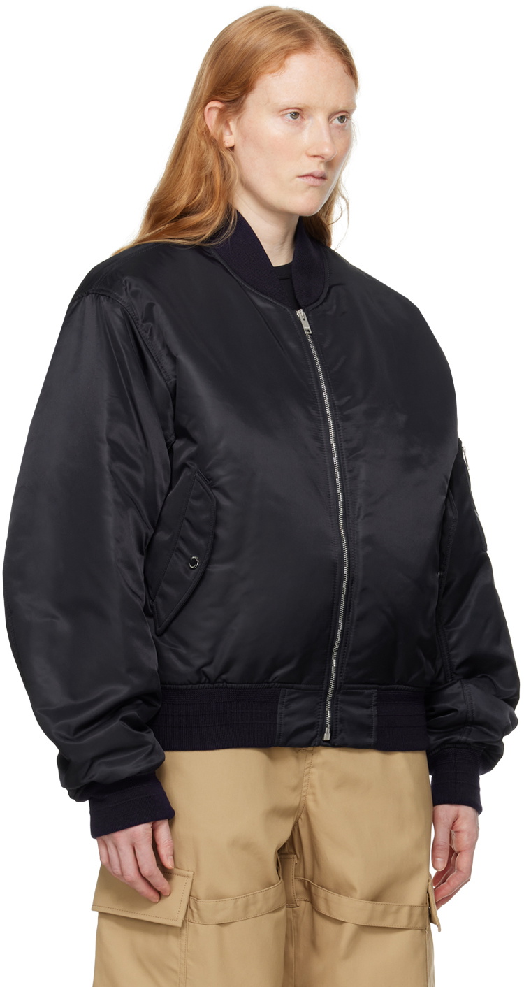 AMBUSH Black Patch Bomber Jacket