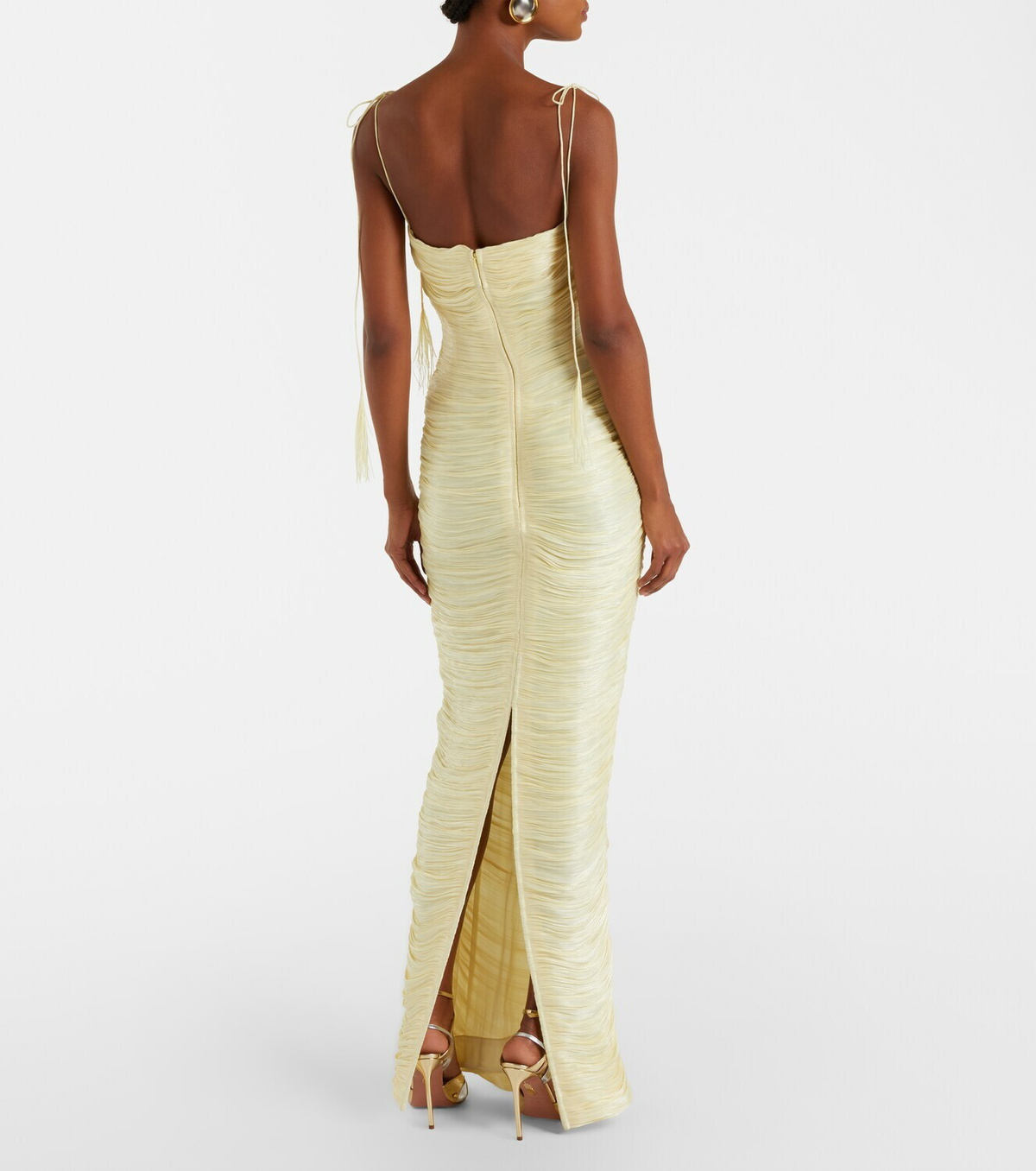 Marmar Halim Pleated organza gown