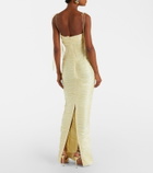 Marmar Halim Pleated organza gown