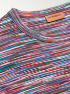 Missoni - Space-Dyed Cotton-Jersey T-Shirt - Red