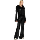 Rick Owens Black Tower Naska Shearling Jacket