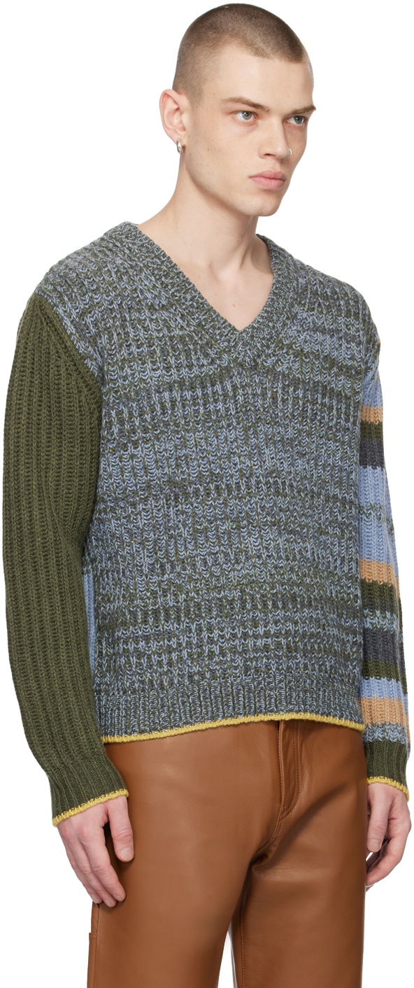 ALTU Green Striped Sweater