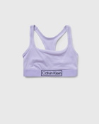 Calvin Klein Underwear Unlined Bralette Purple - Womens - (Sports ) Bras