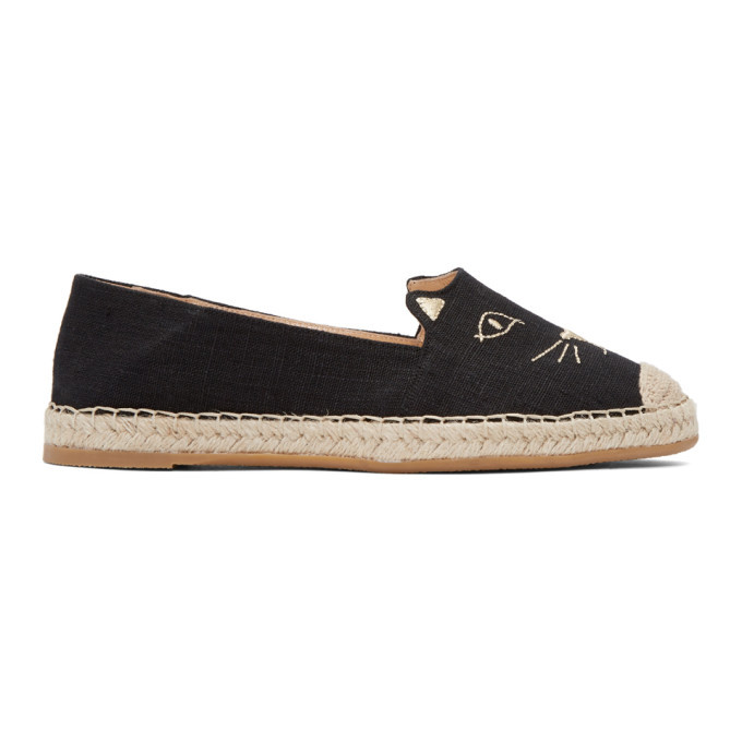 Photo: Charlotte Olympia Black Kitty Espadrilles
