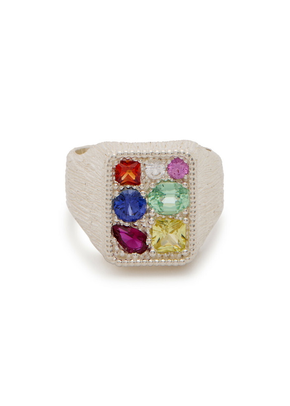 Photo: Bleue Burnham Cottage Garden Sterling Silver Signet Ring