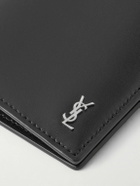 SAINT LAURENT - Leather Trifold Wallet
