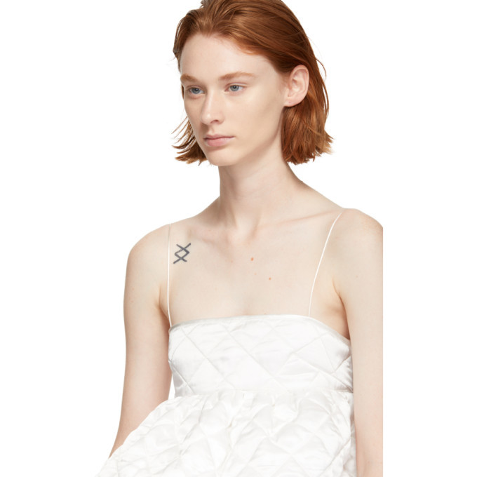 Cecilie Bahnsen White Selena Tank Top Cecilie Bahnsen Cecilie Bahnsen White Selena Tank Top Cecilie Bahnsen