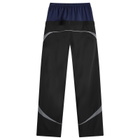 Balenciaga Men's Double Waistband Tracksuit Pants in Black
