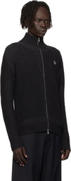 Kenzo Black Kenzo Paris 'Boke Flower 2.0' Zipped Cardigan