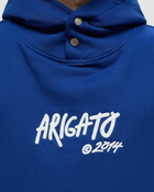 Axel Arigato Arigato Tag Hoodie Blue - Mens - Hoodies