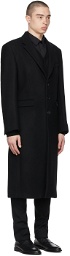 WARDROBE.NYC Black Single-Breasted Coat