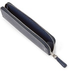 Dunhill - Cadogan Full-Grain Leather Pencil Case - Men - Navy