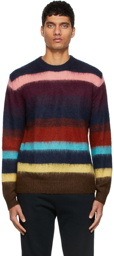 PS by Paul Smith Multicolor Ombre Stripe Mohair Sweater