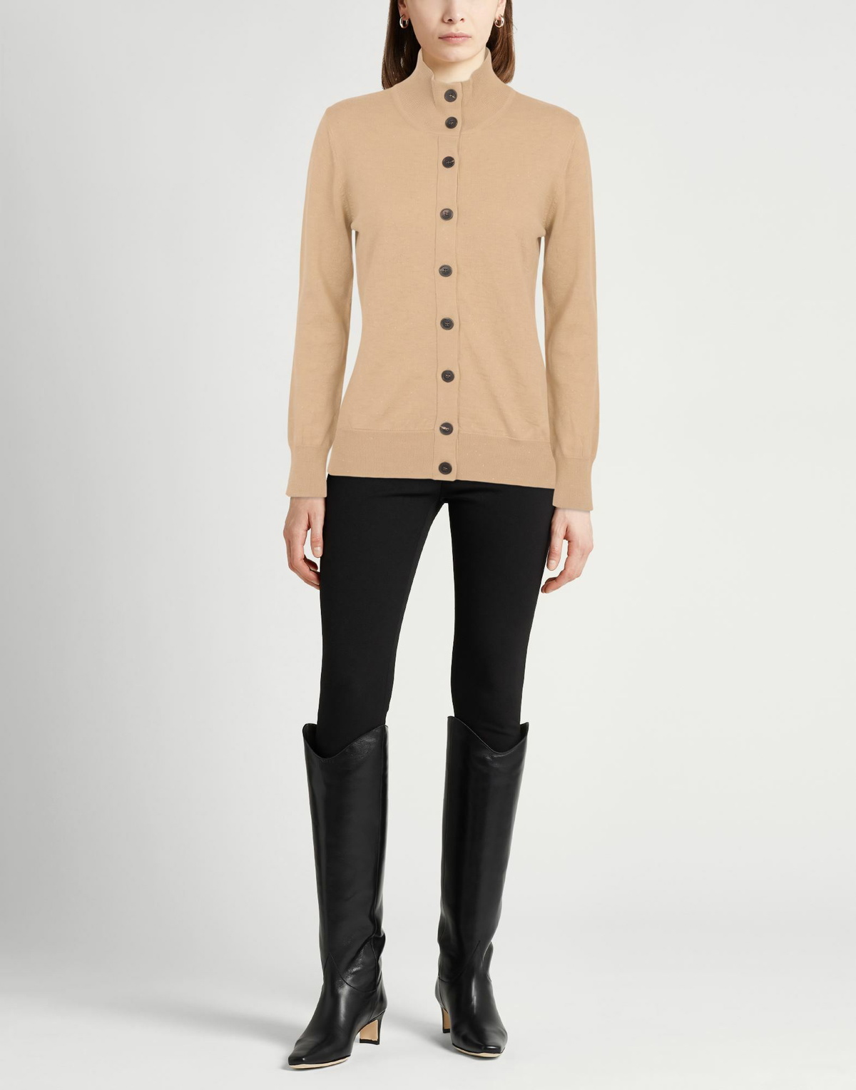 Peserico Womens Cardigan in Beige