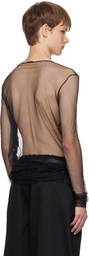 Ann Demeulemeester Black 'Angel Divine' Long Sleeve T-shirt