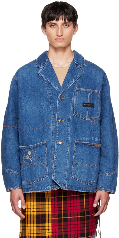 Photo: mastermind JAPAN Blue Stitched Jacket