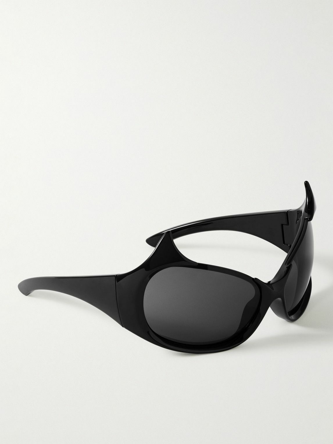 Balenciaga - Gotham Oval-Frame Acetate Sunglasses Balenciaga