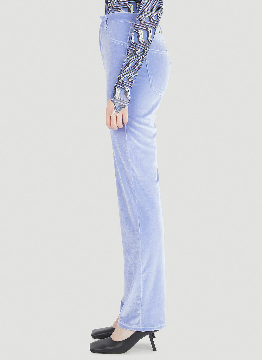 Maisie Wilen Mockumentary Velvet Pants